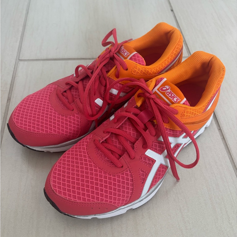 ASICS Women’s Gel Pink & Orange Sneakers Size 8